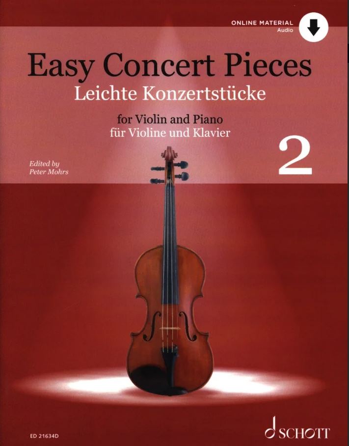 Easy concert pieces for violin and piano. Volume 2 | Peter Mohrs. Éditeur scientifique