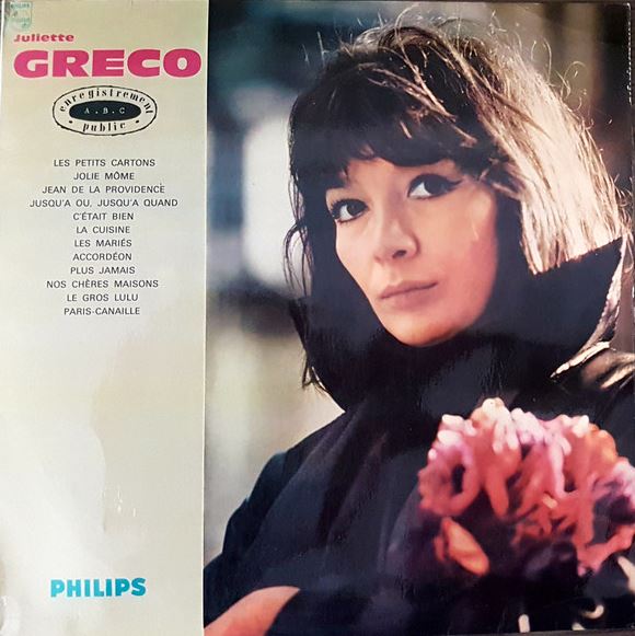 A l'A.B.C. : enregistrement public | Juliette Gréco (1927-2020). Chanteur