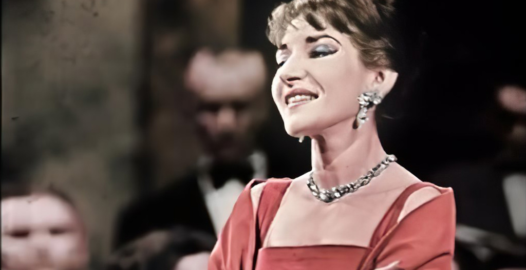 Maria Callas lors du concert du 19 décembre 1958 à l’Opéra de Paris.